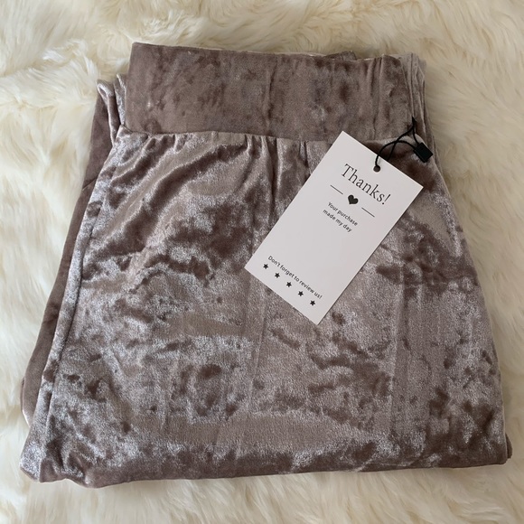 Crushed Velvet Joggers - Picture 6 of 8